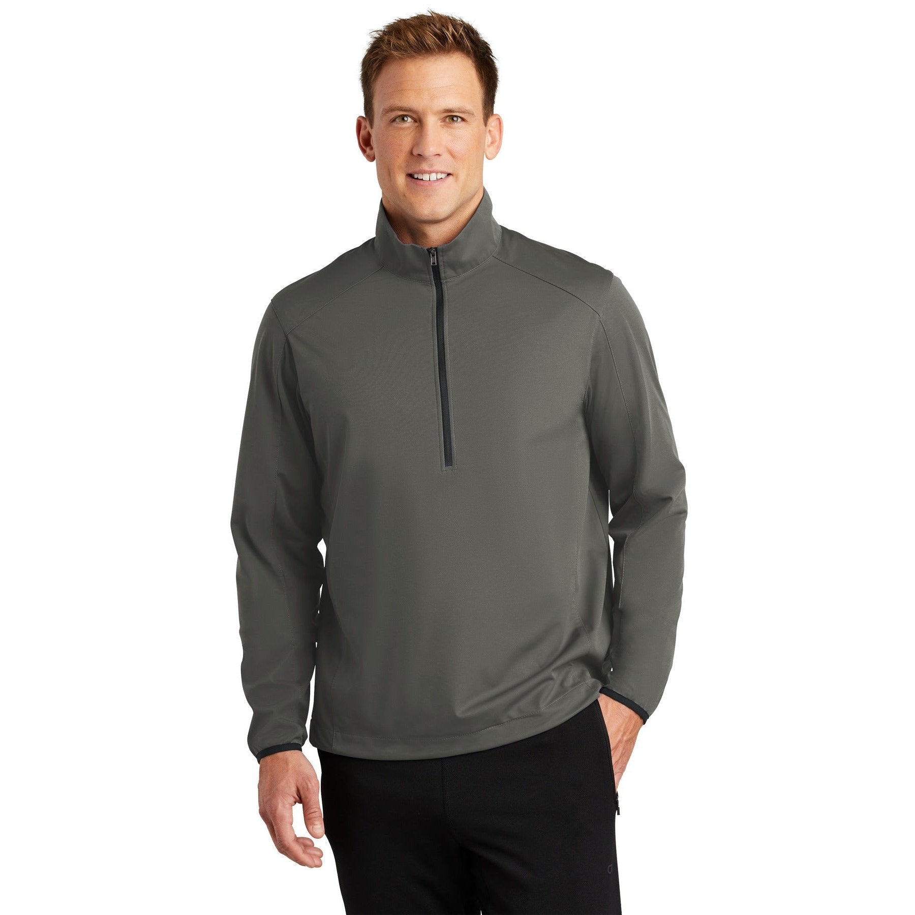 Port Authority-Port Authority® Active 1/2-Zip Soft Shell Jacket. J716-MedTech-3
